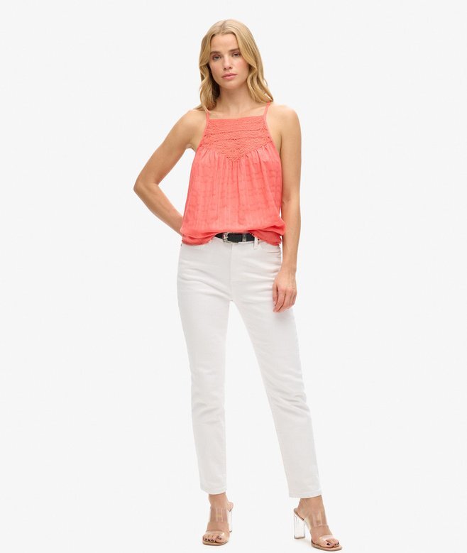 Παραλιακή μπλούζα με δαντέλα Παραλιακή μπλούζα με δαντέλα
