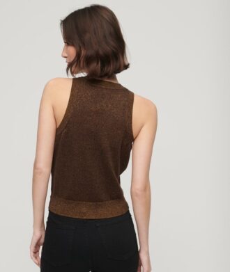 Πλεκτή μπλούζα με στρογγυλό λαιμό από μερινό