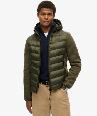 Πλεκτό μπουφάν Storm Hybrid με κουκούλα Hooded