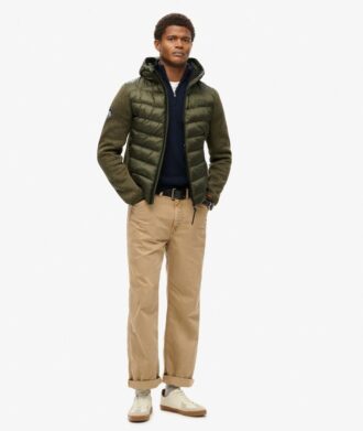 Πλεκτό μπουφάν Storm Hybrid με κουκούλα Hooded