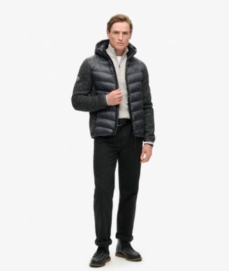 Πλεκτό μπουφάν Storm Hybrid με κουκούλα Hooded