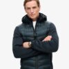 Πλεκτό μπουφάν Storm Hybrid με κουκούλα Hooded