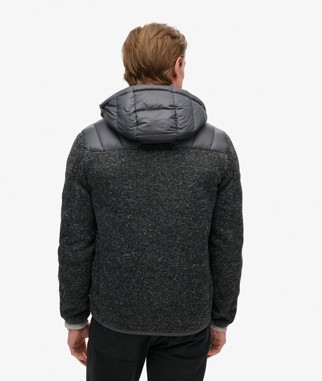 Πλεκτό μπουφάν Storm Hybrid με κουκούλα Hooded Πλεκτό μπουφάν Storm Hybrid με κουκούλα Hooded
