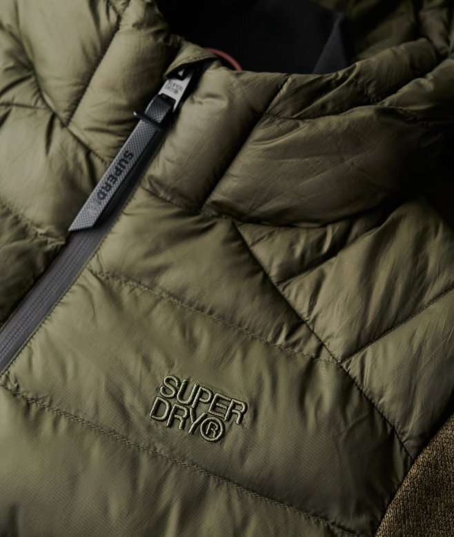 Πλεκτό μπουφάν Storm Hybrid με κουκούλα Hooded Πλεκτό μπουφάν Storm Hybrid με κουκούλα Hooded