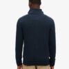 Πλεκτό πουλόβερ Cotton Classics με μισό φερμουάρ