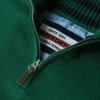 Πλεκτό πουλόβερ Cotton Classics με μισό φερμουάρ
