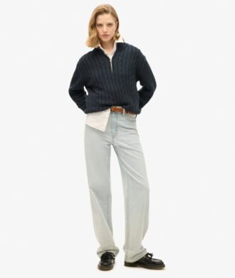 Πλεκτό πουλόβερ ράγκμπι Henley