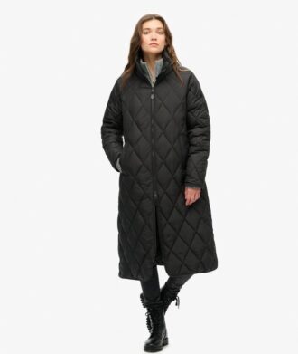 Πολυμακρύ Quilted παλτό