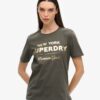 Πολυτελές T-shirt με μεταλλικό λογότυπο