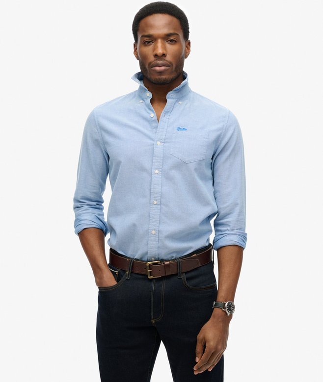Πουκάμισο Oxford με μακριά μανίκια Πουκάμισο Oxford με μακριά μανίκια