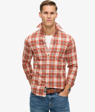 Πουκάμισο Vintage με καρό μοτίβο από Organic Cotton