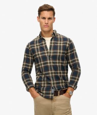 Πουκάμισο Vintage με καρό μοτίβο από Organic Cotton