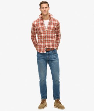 Πουκάμισο Vintage με καρό μοτίβο από Organic Cotton