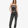 Ρετρό Rocker Graphic Rib Cami Μπλούζα