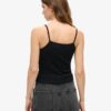 Ρετρό Rocker Graphic Rib Cami Μπλούζα