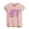 Ρετρό T-shirt με λογότυπο με γκλίτερ Ρετρό T-shirt με λογότυπο με γκλίτερ