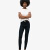 Σκιννί τζιν από Organic Cotton με ψηλή μέση Σκιννί τζιν από Organic Cotton με ψηλή μέση