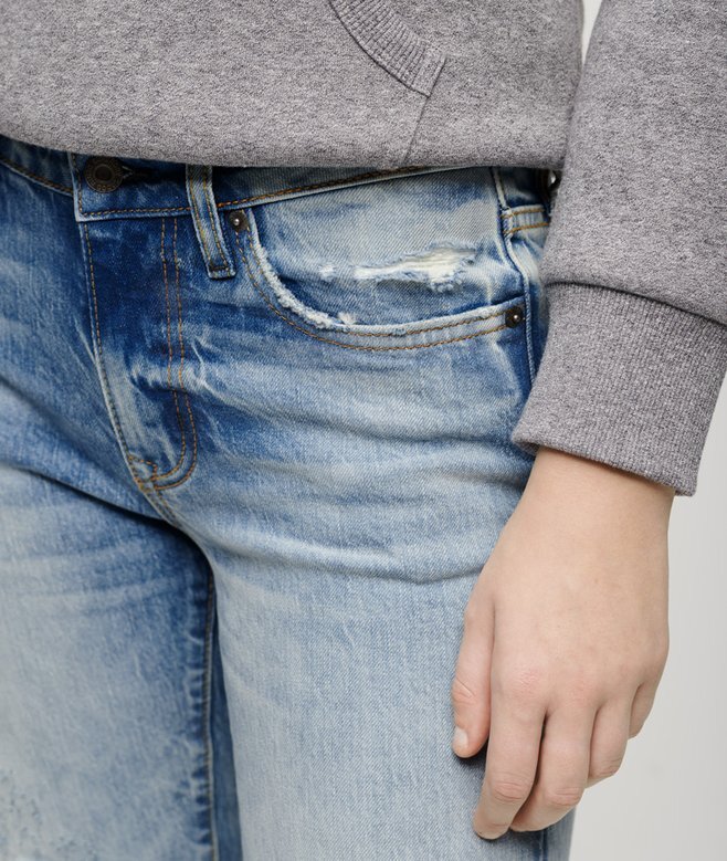 Σλιμ τζιν μεσαίου ύψους από Organic Cotton Σλιμ τζιν μεσαίου ύψους από Organic Cotton