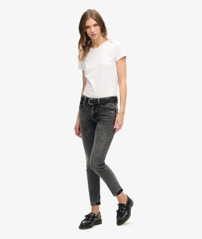 Σλιμ τζιν μεσαίου ύψους από Organic Cotton Σλιμ τζιν μεσαίου ύψους από Organic Cotton
