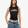 Sport Luxe Graphic Fitted Tank Top