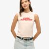 Sport Luxe Graphic Fitted Tank Top