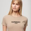 Sport πολυτελές κοντό T-shirt με λογότυπο Sport πολυτελές κοντό T-shirt με λογότυπο