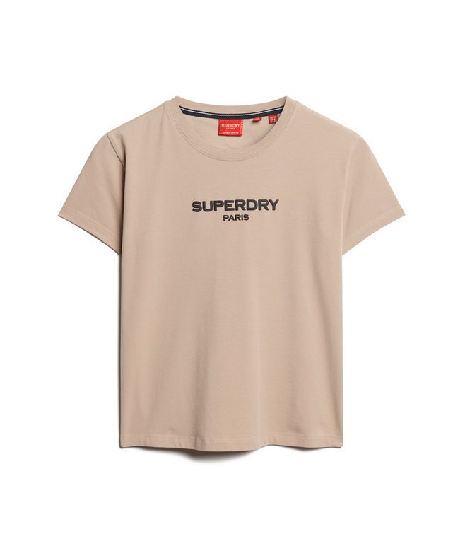 Sport πολυτελές κοντό T-shirt με λογότυπο Sport πολυτελές κοντό T-shirt με λογότυπο