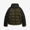 Sport Puffer με κουκούλα και χρωματικά μπλοκ Sport Puffer με κουκούλα και χρωματικά μπλοκ
