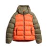 Sport Puffer με κουκούλα και χρωματικά μπλοκ Sport Puffer με κουκούλα και χρωματικά μπλοκ