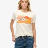 Στενό T-shirt με ρίγες για εξωτερική χρήση