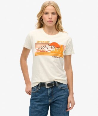 Στενό T-shirt με ρίγες για εξωτερική χρήση