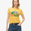 Στενό T-shirt με ρίγες για εξωτερική χρήση