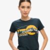 Στενό T-shirt με ρίγες για εξωτερική χρήση