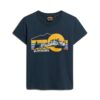 Στενό T-shirt με ρίγες για εξωτερική χρήση