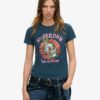 Στενό T-shirt με τατουάζ και στρας Στενό T-shirt με τατουάζ και στρας