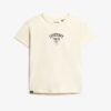 Στενό T-shirt με τατουάζ και στρας Στενό T-shirt με τατουάζ και στρας