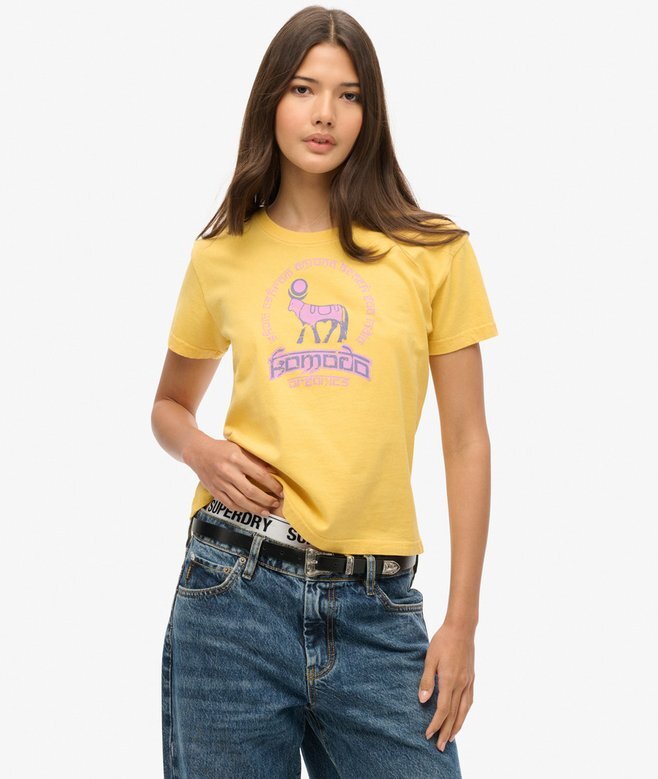Superdry X Komodo Ashram Fitted T-Shirt Superdry X Komodo Ashram Fitted T-Shirt