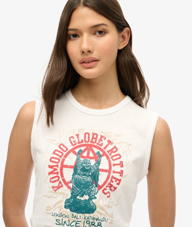 Superdry X Komodo Globe Trotter Μπλούζα Superdry X Komodo Globe Trotter Μπλούζα