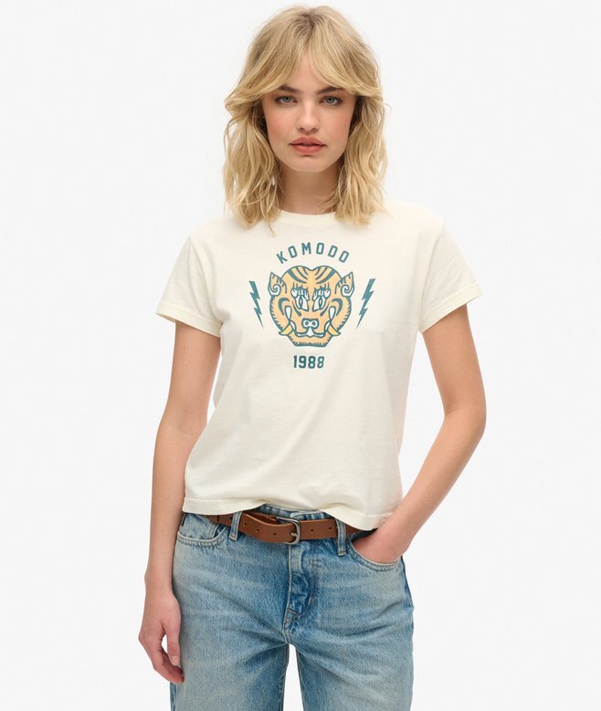 Superdry X Komodo Tiger Fitted T-Shirt Superdry X Komodo Tiger Fitted T-Shirt
