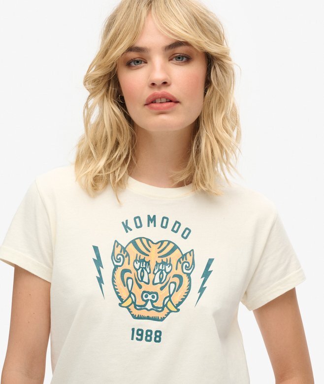 Superdry X Komodo Tiger Fitted T-Shirt Superdry X Komodo Tiger Fitted T-Shirt