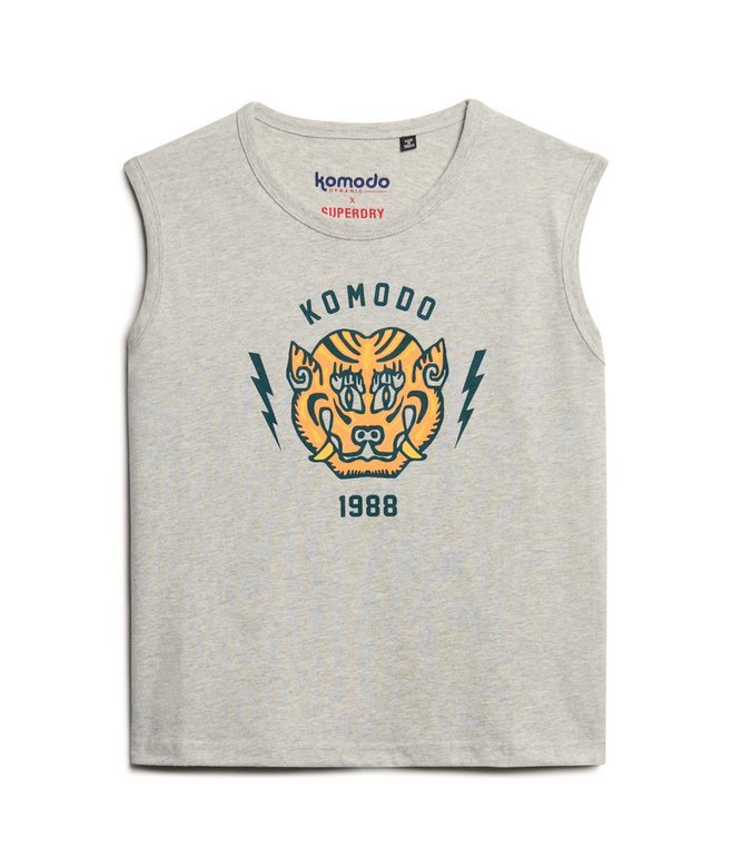 Superdry X Komodo Tiger Slim Vest Top Superdry X Komodo Tiger Slim Vest Top