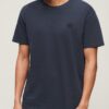 T-shirt από Organic Cotton με Vintage υφή