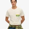 T-shirt Cali με ριγέ λογότυπο