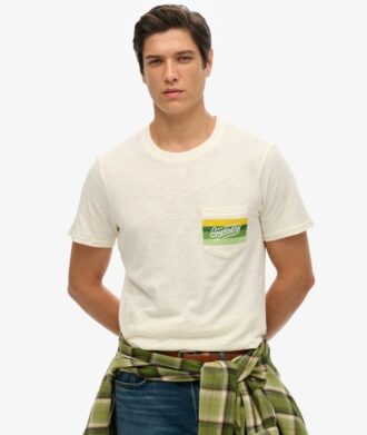 T-shirt Cali με ριγέ λογότυπο