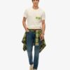 T-shirt Cali με ριγέ λογότυπο