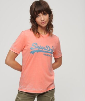 Τ-shirt με διακοσμημένο Vintage λογότυπο
