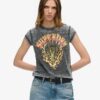 T-shirt με γραφικό μοτίβο Biker Rock