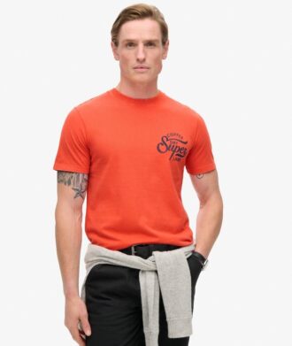 T-shirt με γραφικό στο στήθος Copper Label