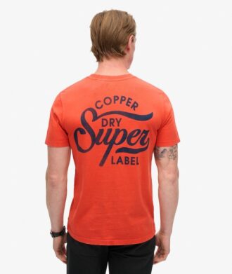 T-shirt με γραφικό στο στήθος Copper Label
