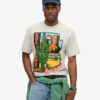 T-shirt με γραφικό ταξιδιωτικής καρτ ποστάλ